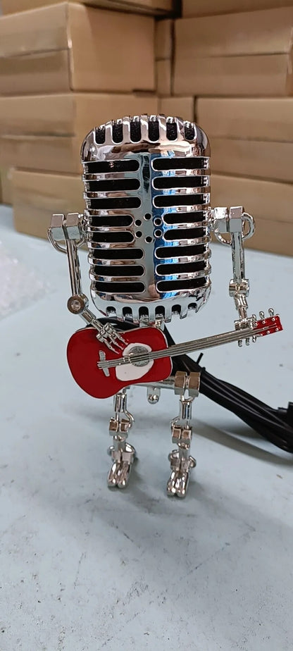 Guitarlamp - Lampe Roboter mit Gitarre