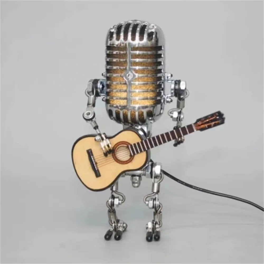 Guitarlamp - Lampe Roboter mit Gitarre