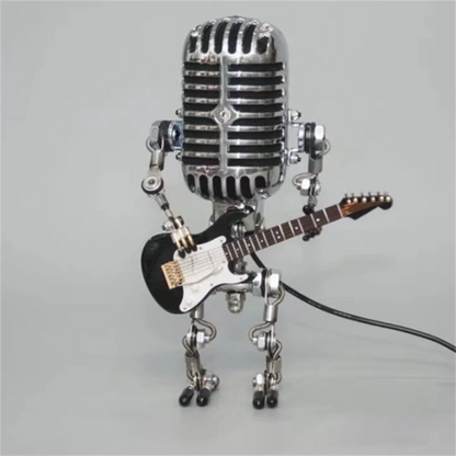 Guitarlamp - Lampe Roboter mit Gitarre