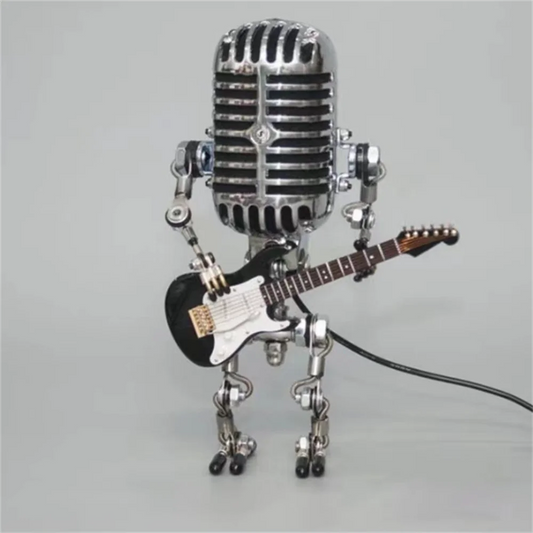 Guitarlamp - Lampe Roboter mit Gitarre