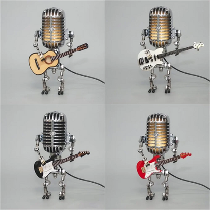 Guitarlamp - Lampe Roboter mit Gitarre