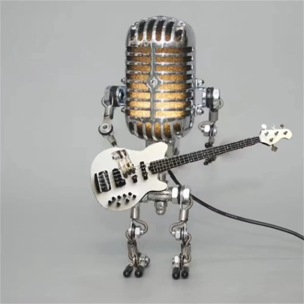 Guitarlamp - Lampe Roboter mit Gitarre