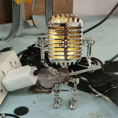 Guitarlamp - Lampe Roboter mit Gitarre